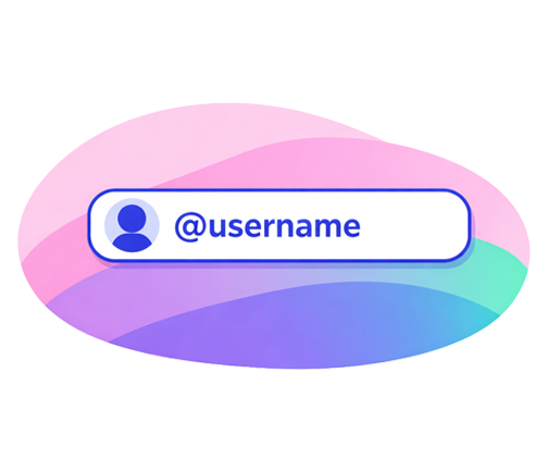 Username oder Link kopieren